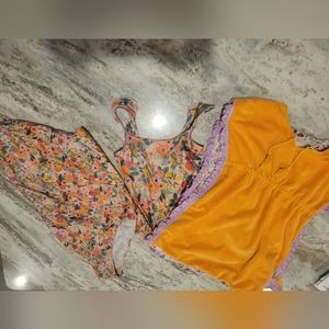 SummerSalt Mommy and Me swimsuit  set with children's coverup